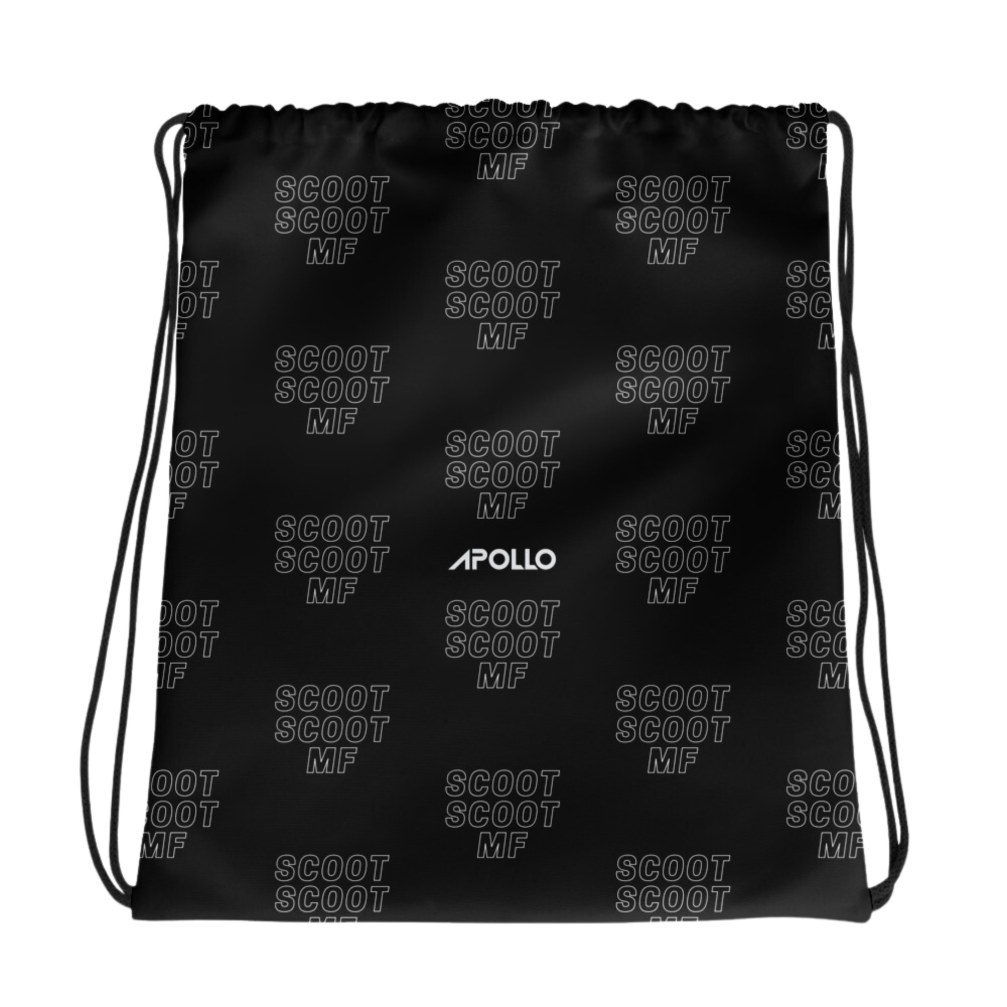 Scoot Scoot MF Drawstring Bag - Lightweight & Durable Backpack for School, Gym, Travel & Outdoor Activities