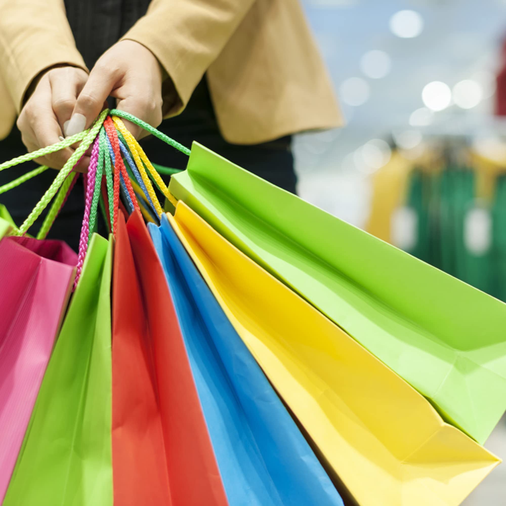 Eco-Friendly Reusable Paper Euro Tote Bags - 6.5