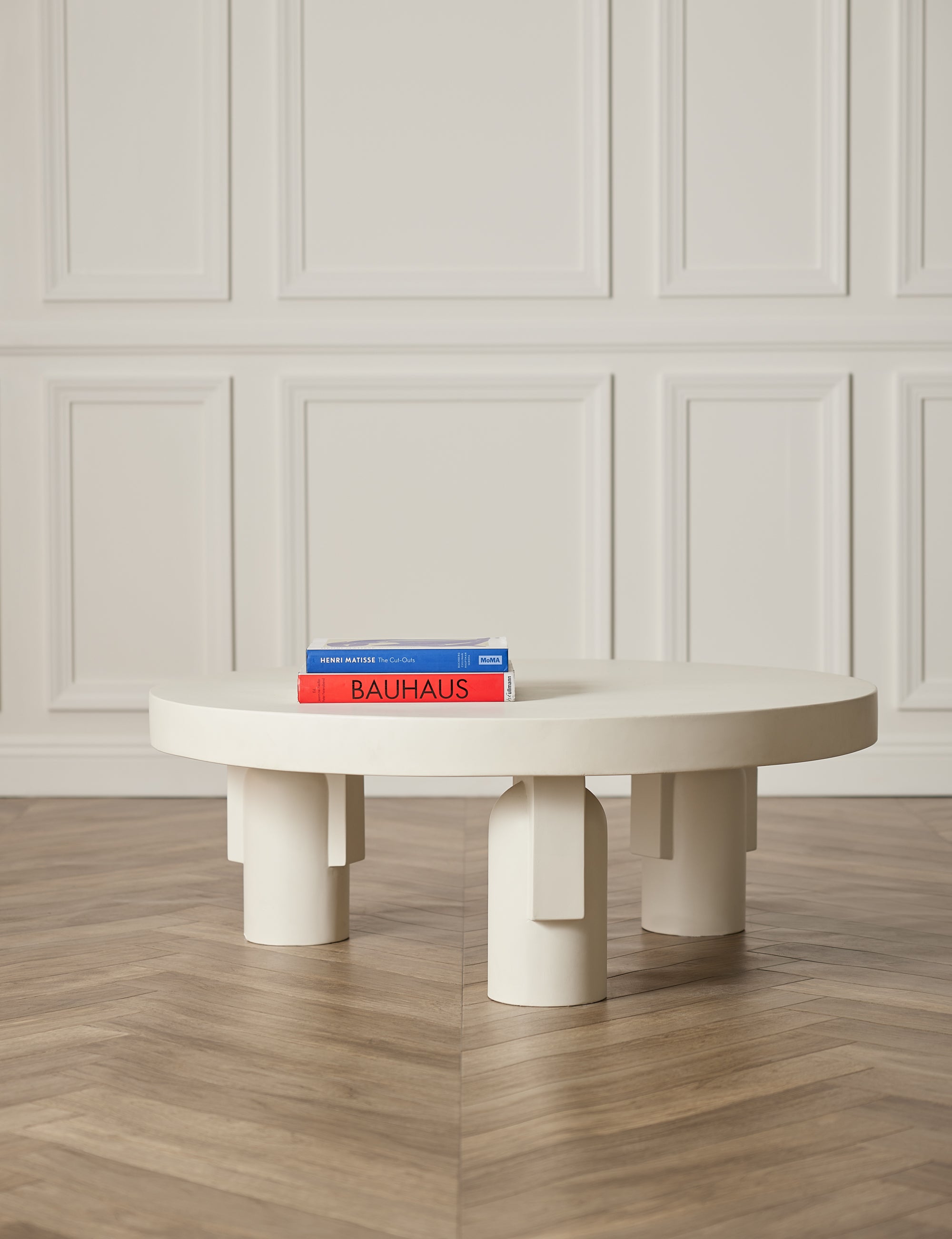 Modern Round Coffee Table for Indoor & Outdoor Use - Durable & Stylish for Living Room, Patio, or Garden Decor
