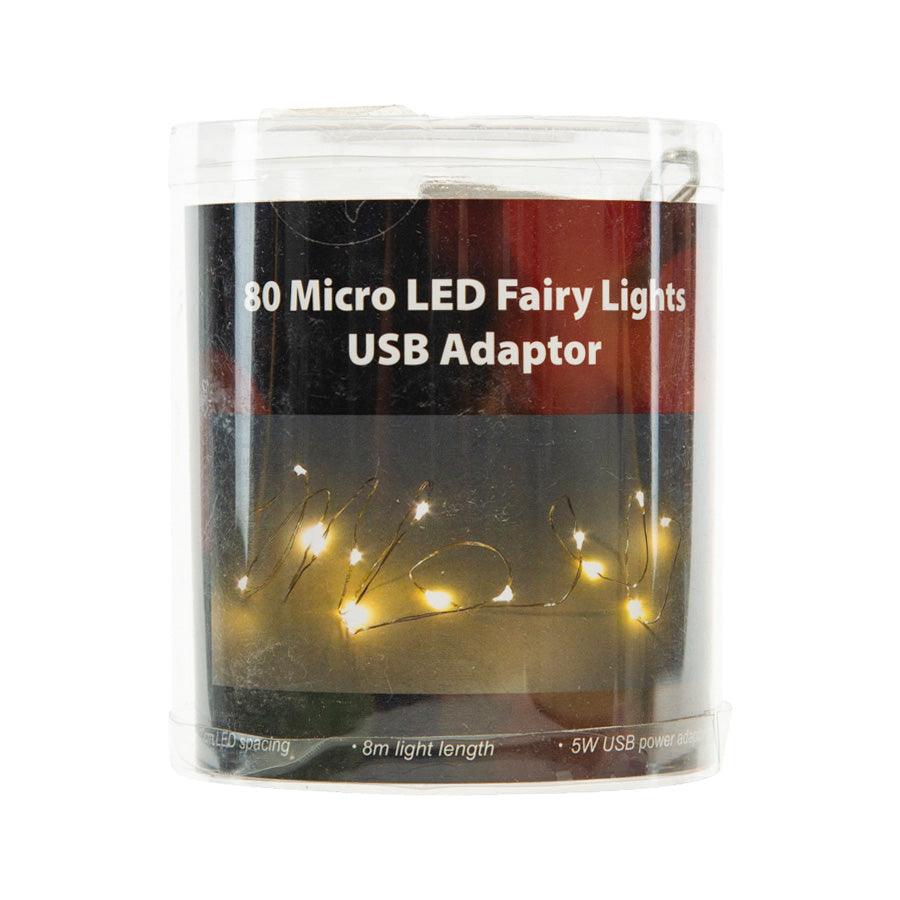 80 LED Dewdrop String Lights - 8 Meters Warm White & Rose Gold for Wedding, Party, Garden, and Home Decoration