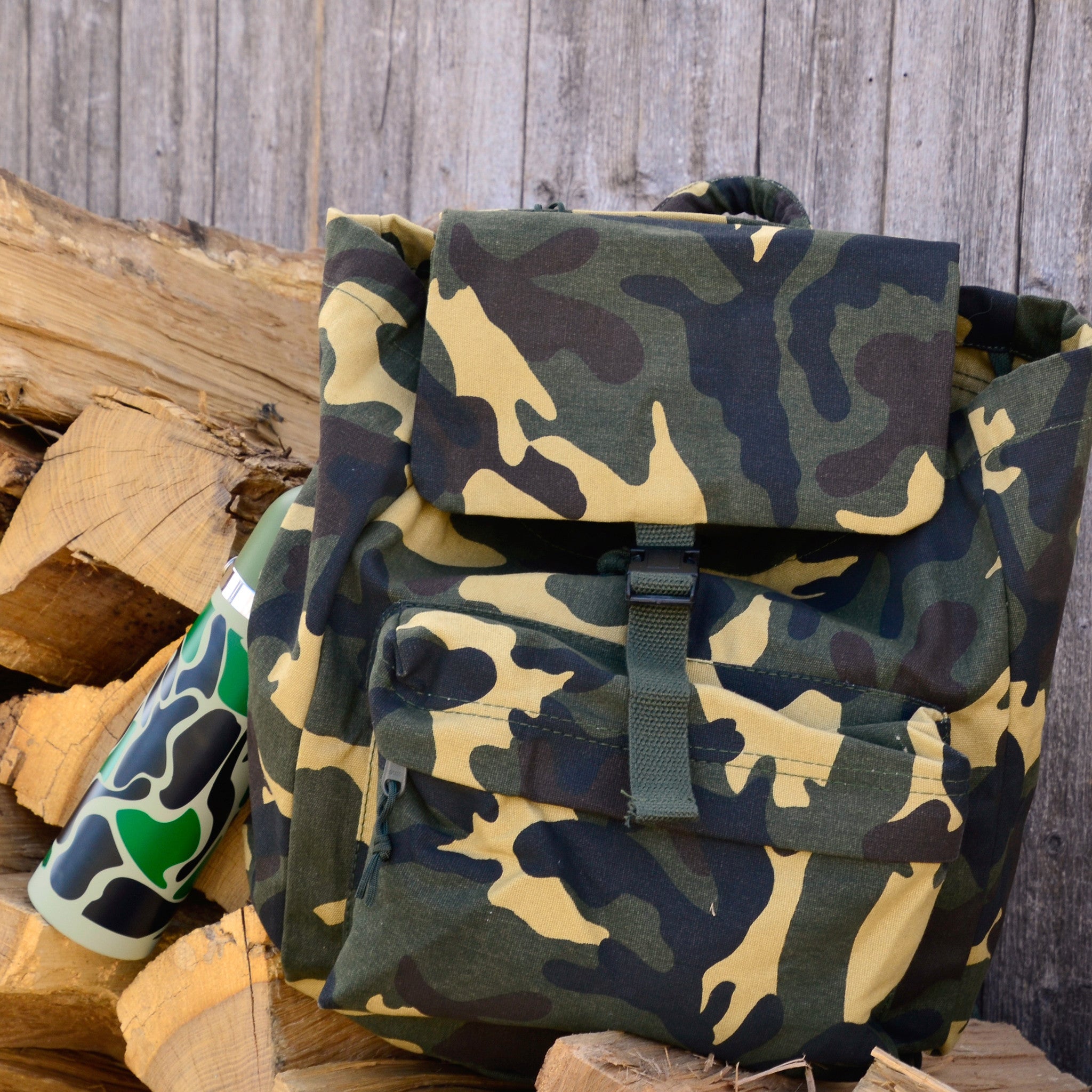 Tactical Camo Day Pack Backpack - Durable & Lightweight Hiking Backpack for Outdoor Adventures, Camping, and Travel