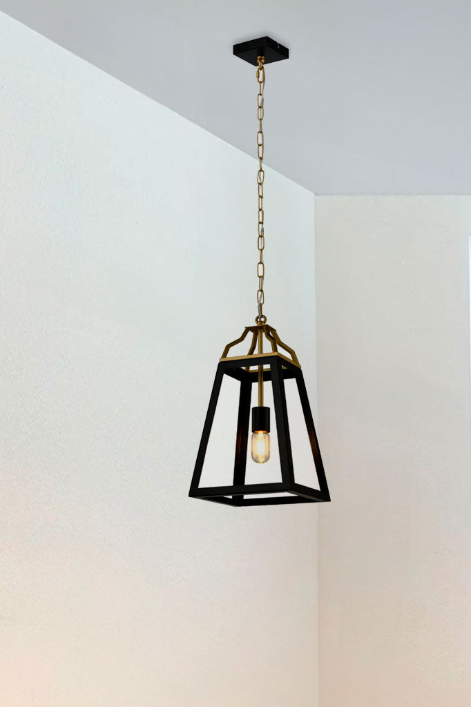 Cobram Modern Pendant Light - Sleek Hanging Chandelier for Kitchen Island, Dining Room & Bedroom Lighting - Adjustable Height & Dimmable LED Bulb Included
