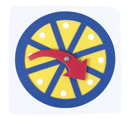 Create A Game: Chunky Game Spinner for Kids & Family - Fun DIY Board Game Accessory for Parties, Classrooms & Game Nights