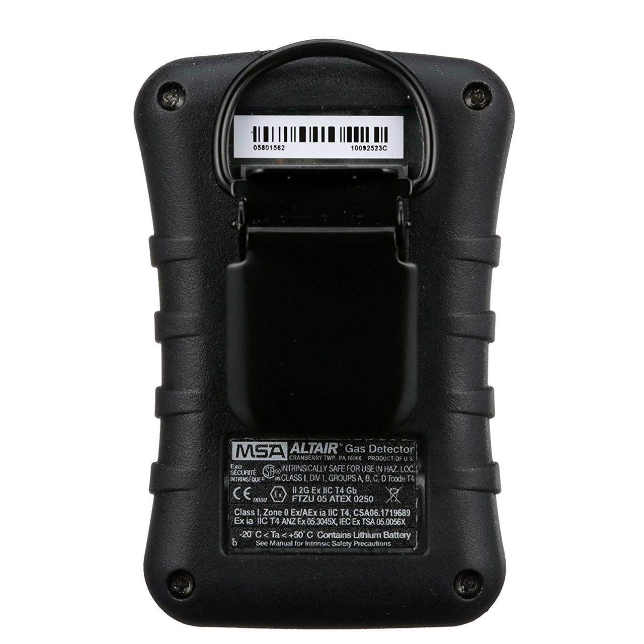 MSA 10092523 Altair Single Gas Monitor (O2) - Portable Oxygen Detector for Industrial Safety & Confined Space Work