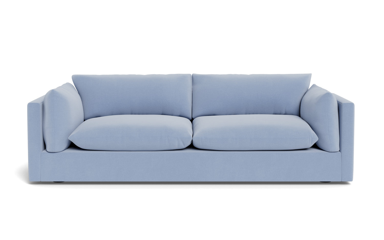 Soco 95 Sofa - Modern 3-Seater Fabric Couch for Living Room, Comfortable and Stylish Home Furniture - Perfect for Lounging, Entertaining, and Family Gatherings