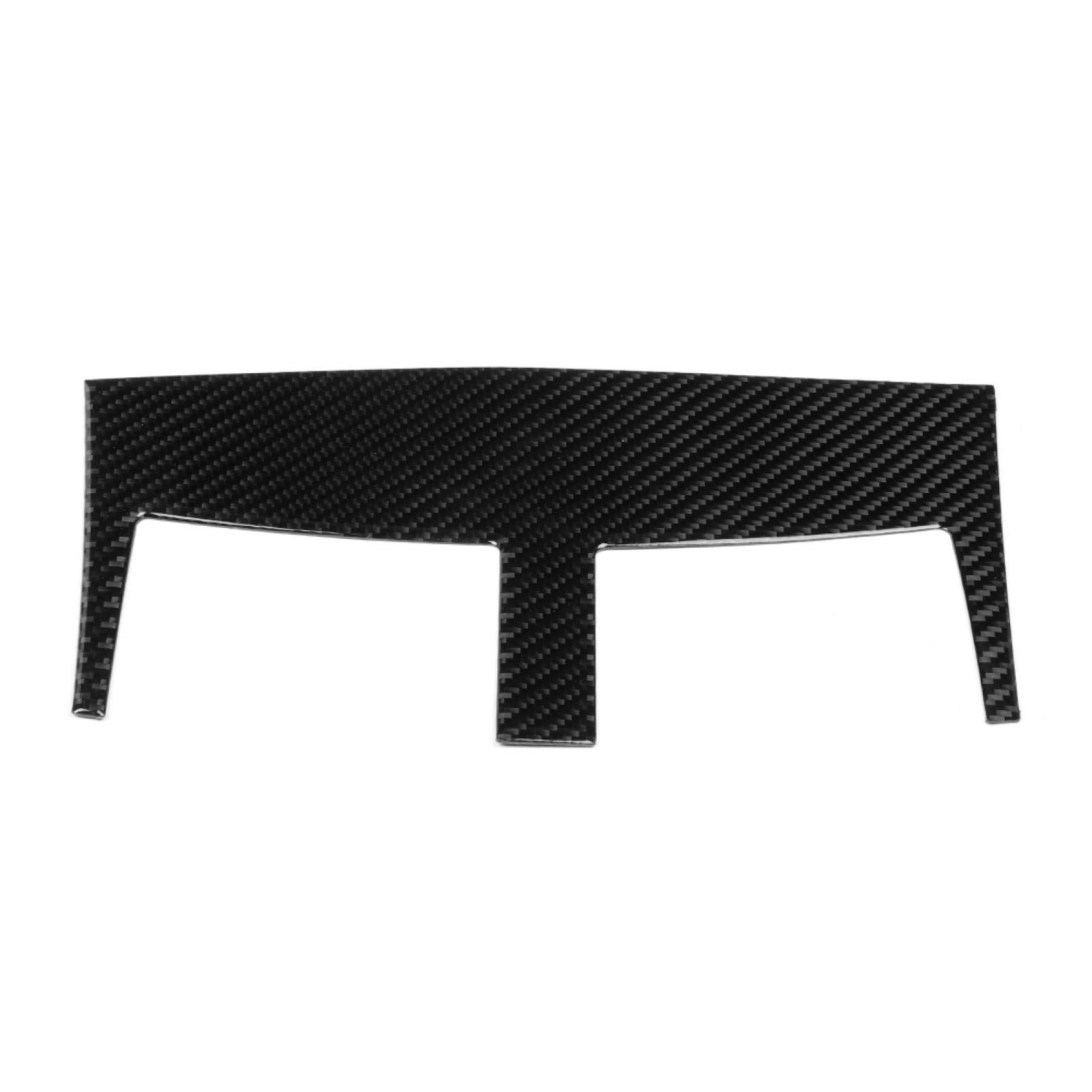Carbon Fiber Center Control Air Vent Trim Sticker for 2006-2012 Car Models - Premium Interior Decoration & Customization Accessory for Enhanced Dashboard Style