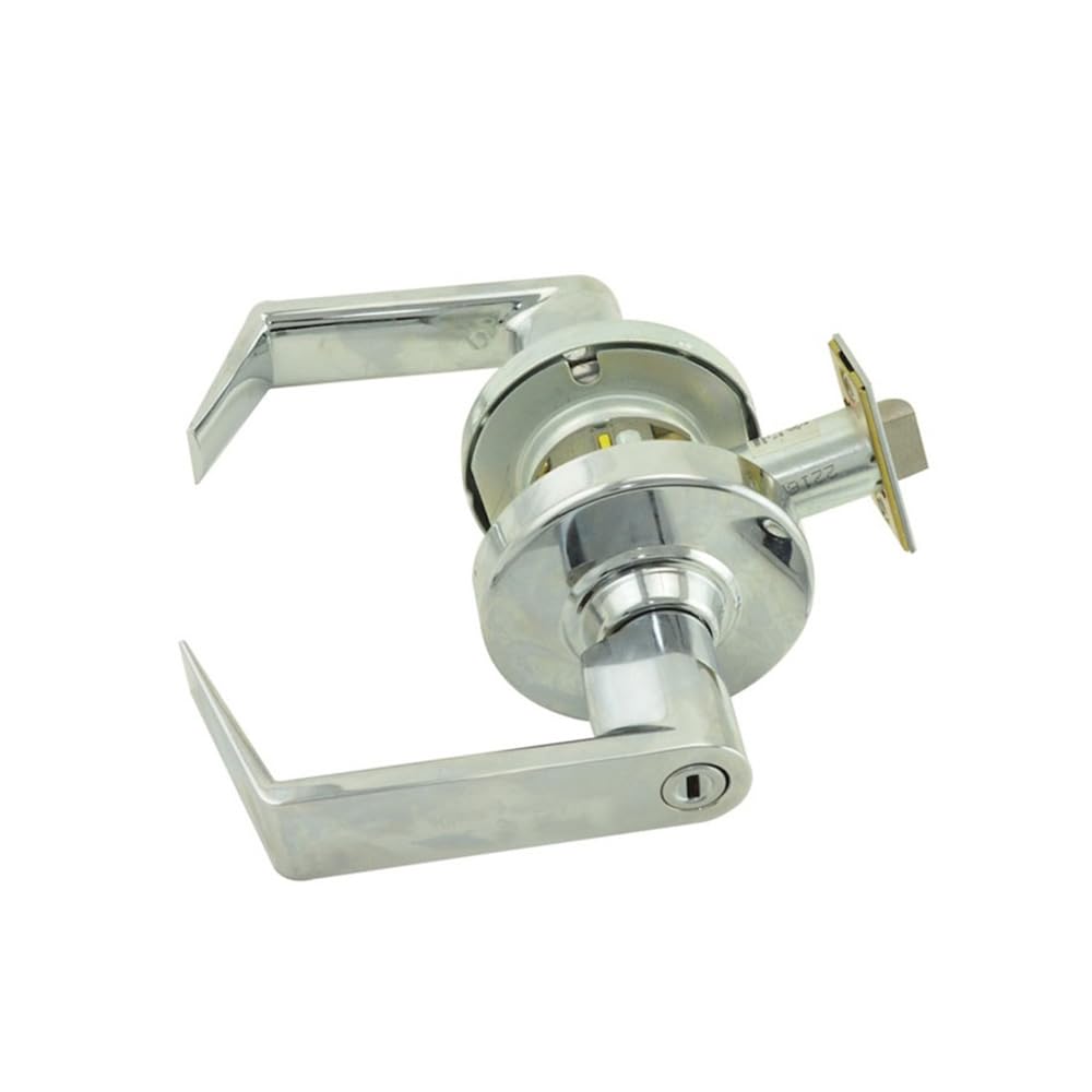 Schlage ND40RHO625 Commercial Grade 1 Cylindrical Lock - Privacy Function, Rhodes Lever Design, Bright Chrome Finish for Office & Hotel Security