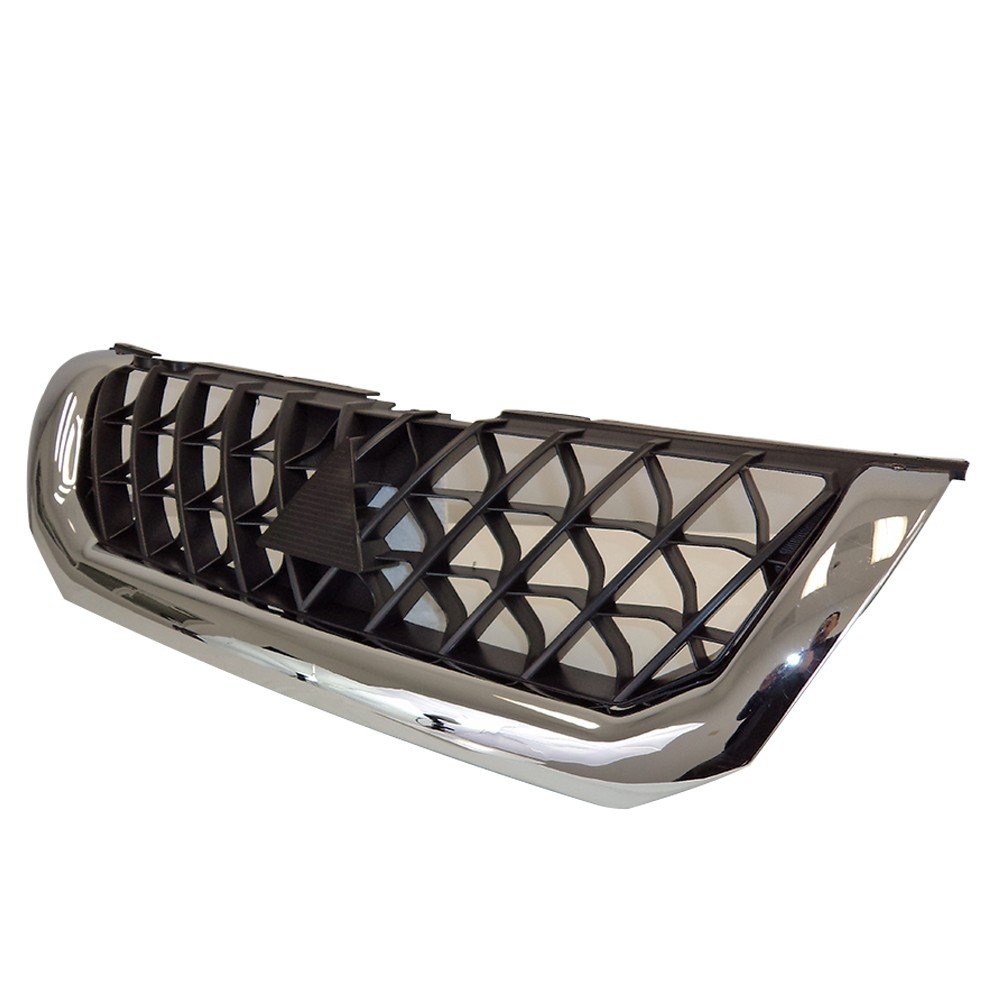 Perfit Liner Black Front Grille Replacement with Chrome Trim for Mitsubishi Montero Sport | Compatible with MI1200227 & MR574286 | Perfect Off-Road Upgrade & Customization