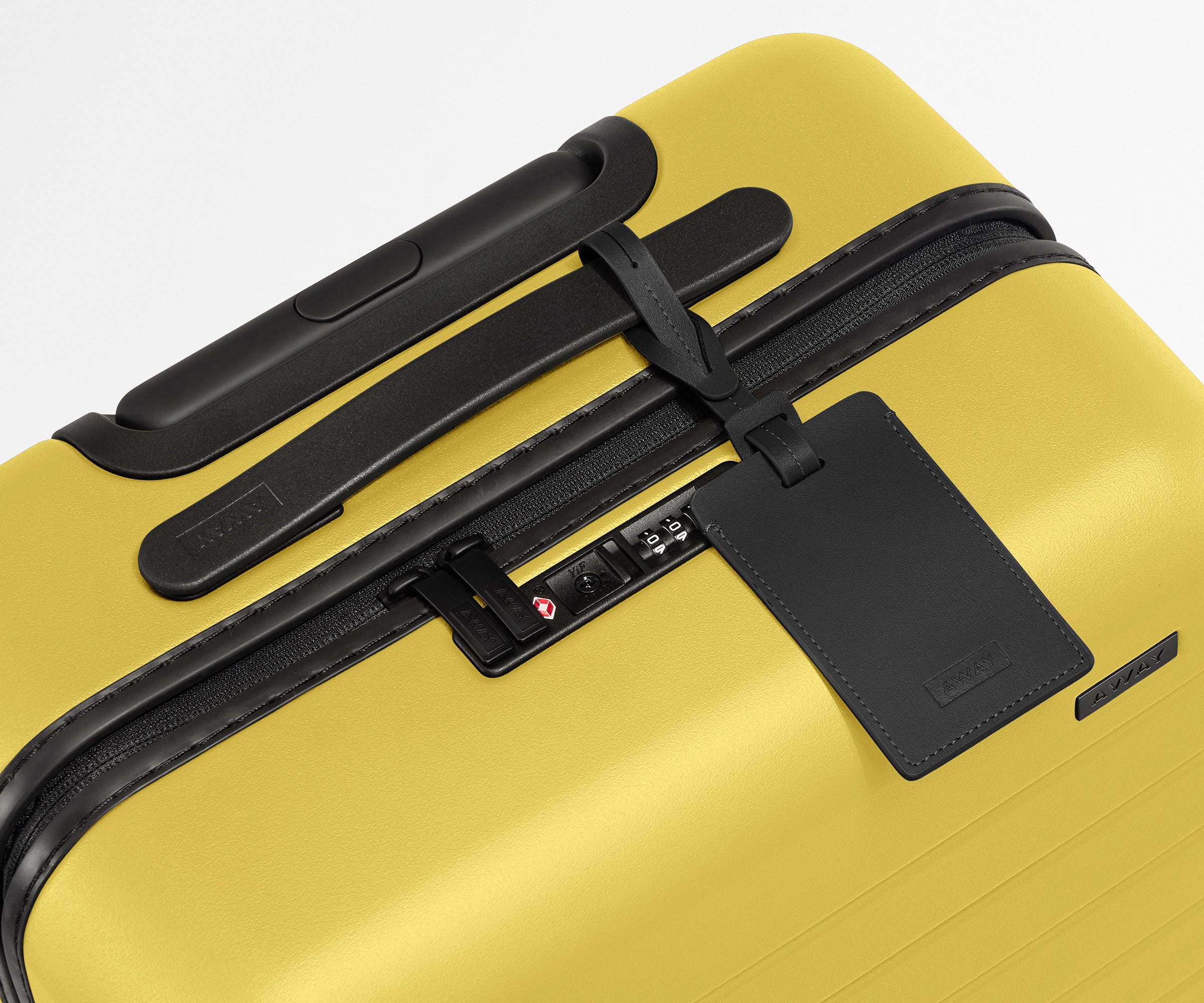 Sunshine Yellow Expandable Carry On Luggage - Lightweight Spinner Suitcase for Air Travel, Weekend Trips & Business Travel