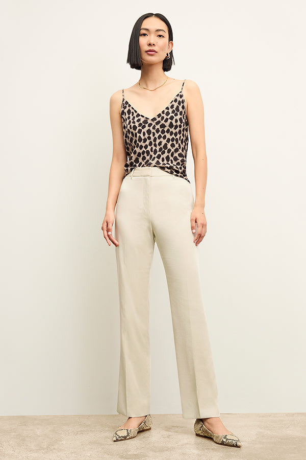 Smith Pant - Everyday Satin Pants for Women in Champagne Color | Comfortable Lounge Pants for Yoga, Sleep & Home Wear