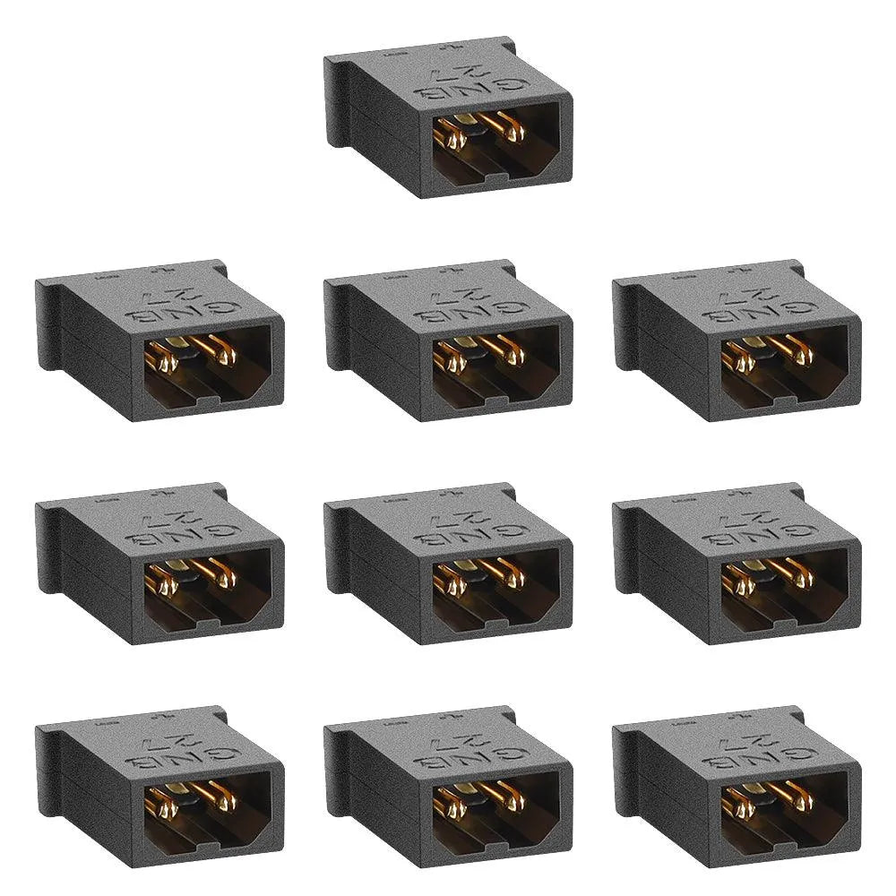 GNB27 Banana Connector Set - Male & Female 1.0mm Plugs for FPV 1S Whoop Drones - Compatible with Tiny Whoop, Mobula6, Meteor65 Drone Batteries (Perfect for Drone Racing and DIY FPV Builds)