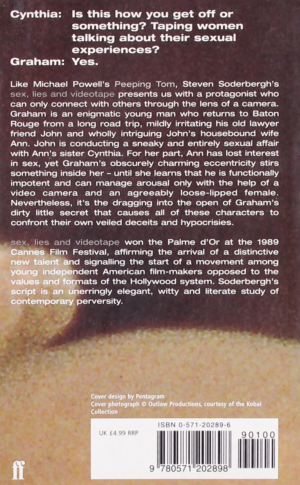Sex, Lies and Videotape (Faber Reel Classics) - Award-Winning Drama Film on Relationships & Truth - Perfect for Movie Nights & Film Studies