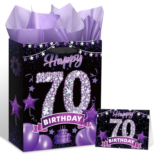 70th Birthday Gift Bag