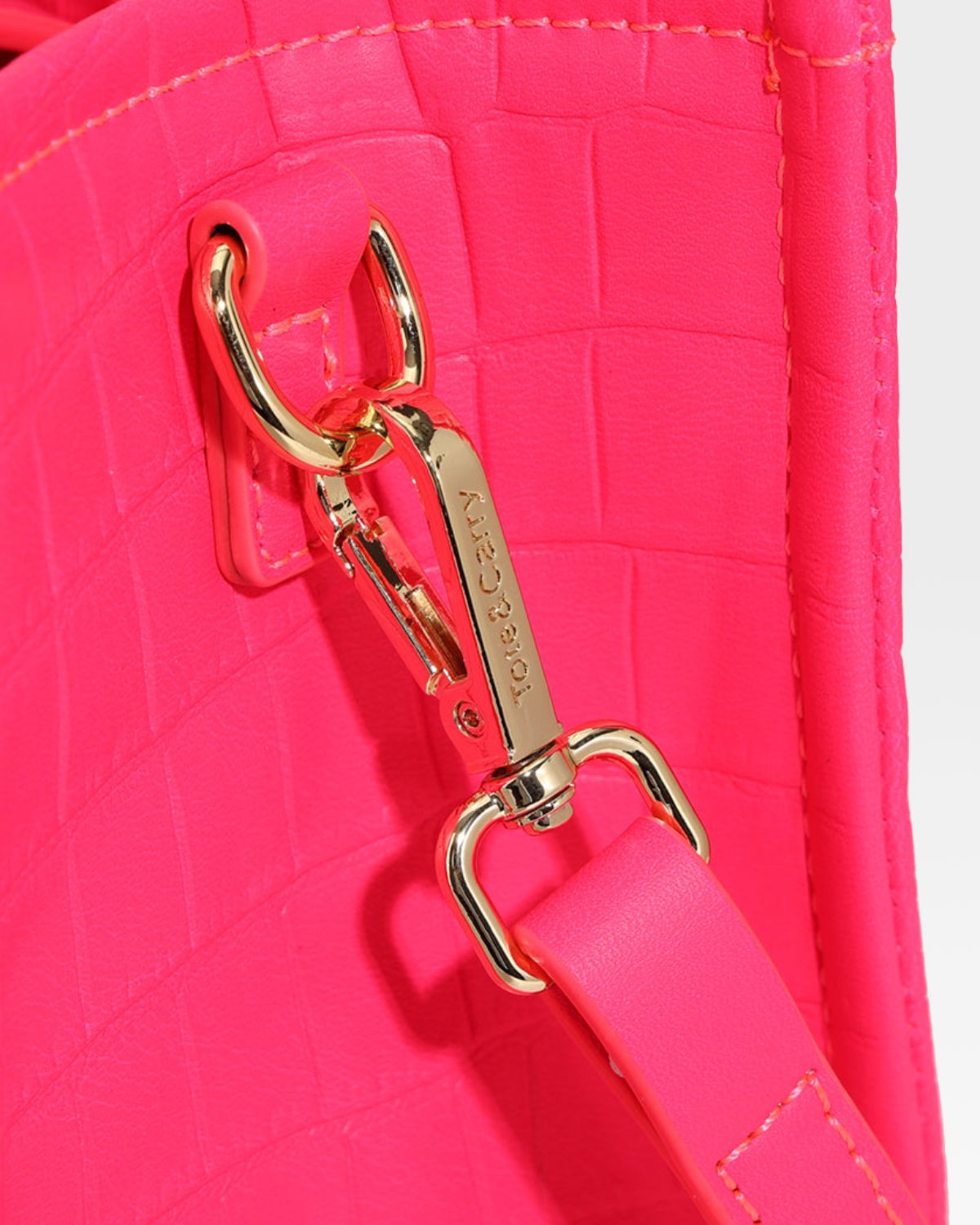 Apollo 2 Mini Tote Bag in Neon Pink - Lightweight Waterproof Crossbody Shoulder Bag for Women - Perfect for Shopping, Beach, Gym & Travel Accessories