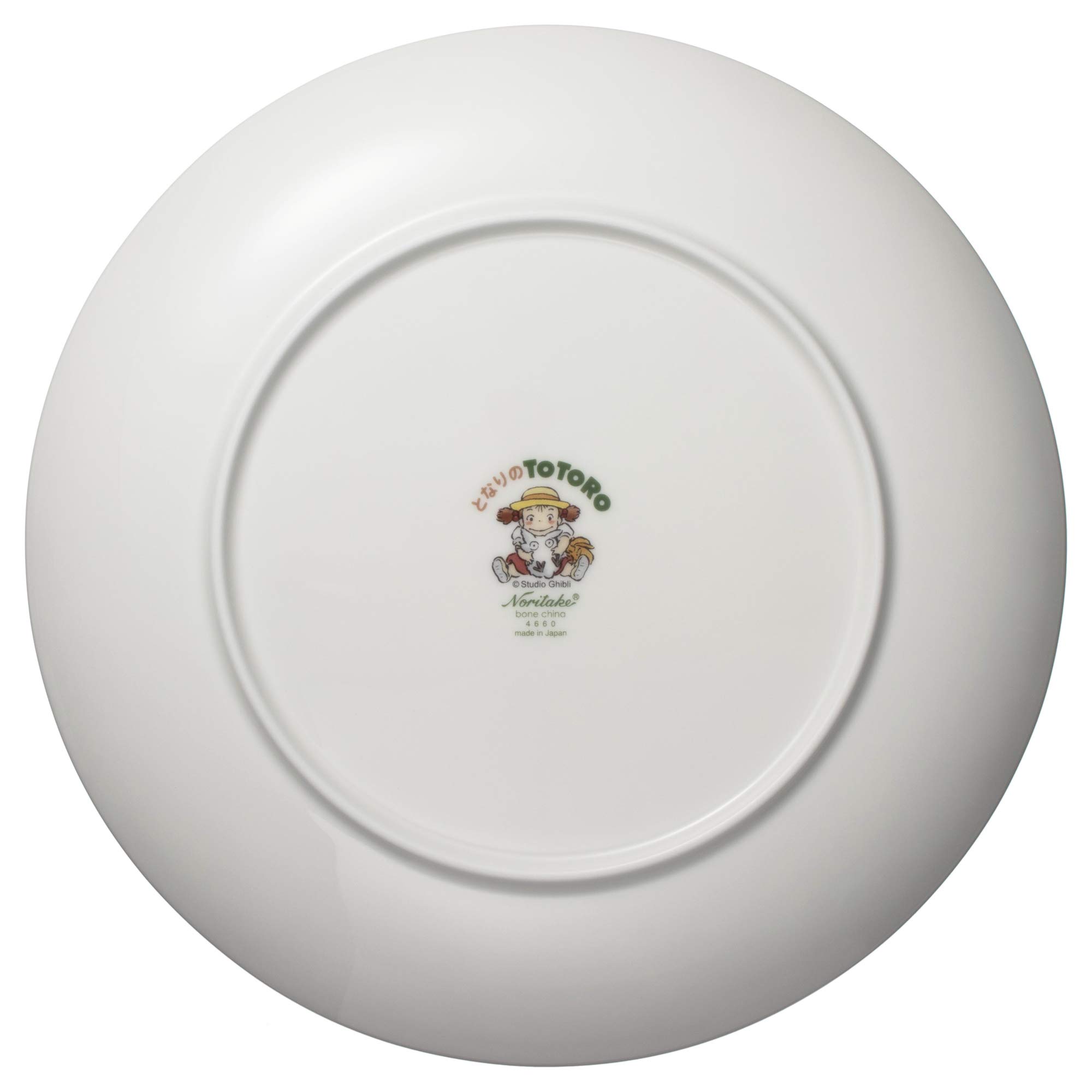 Noritake T50116A/4660-5 My Neighbor Totoro Ceramic Plate 9.1 Inches (23 cm) - Microwave & Dishwasher Safe - Studio Ghibli Collectible - Perfect for Anime Fans, Home Decor & Gift Giving