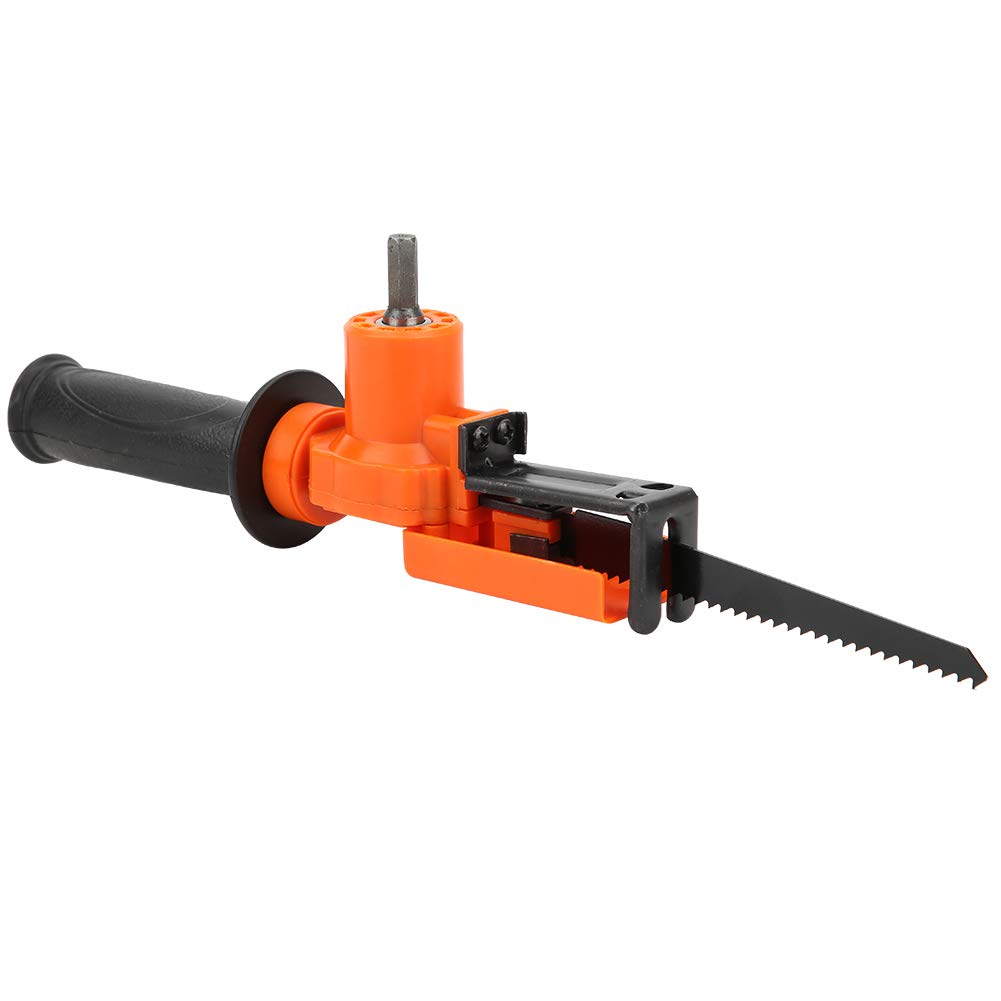 Reciprocating Saw Adapter Kit - Convert Electric Drill into Reciprocating Saw | Portable Power Tool Accessory for Wood Cutting, Metal Sawing & DIY Projects | Ideal for Home Renovation, Construction & Crafting