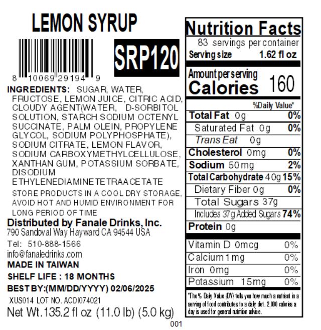 Organic Lemon Syrup for Cocktails & Desserts - Natural Flavor Enhancer for Drinks, Baking & Cooking - Perfect for Lemonade, Iced Tea & Mocktails