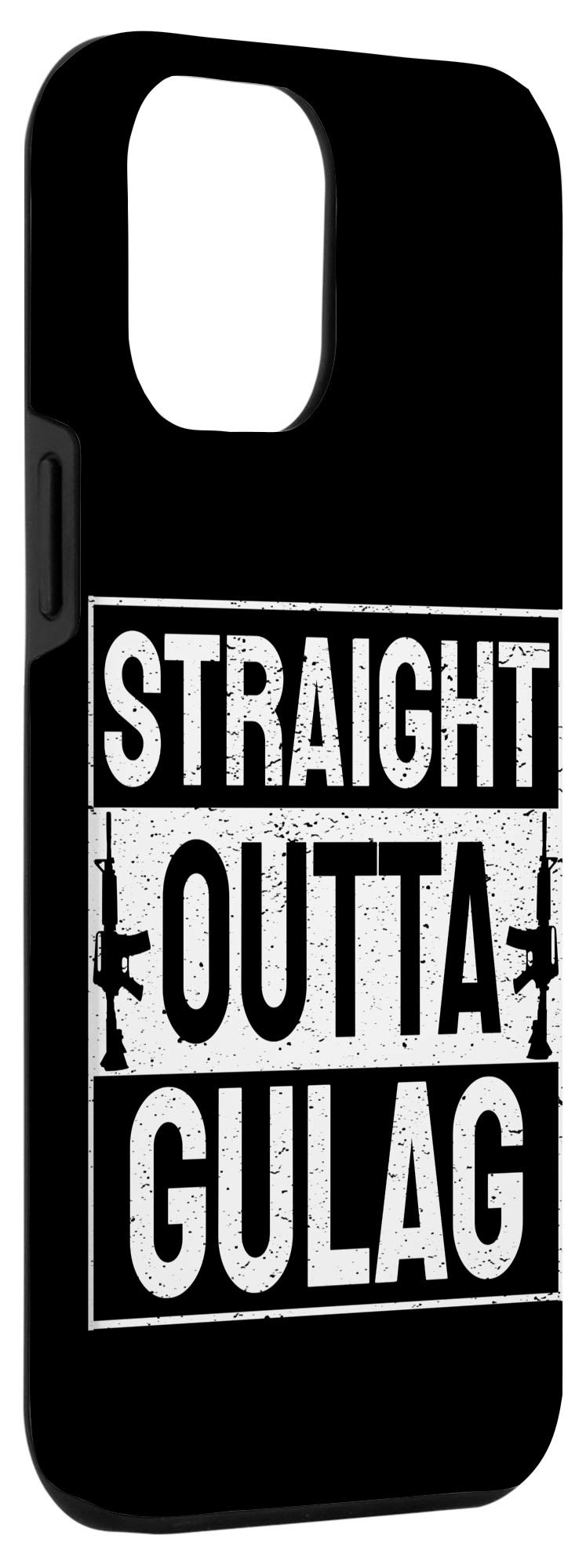 iPhone 12 Pro Max Gaming Case - Funny 'Straight Outta Gulag' Video Game Design | Durable Protective Cover for Gamers & iPhone 12 Pro Max Users | Perfect for Gaming Sessions, Travel & Everyday Use