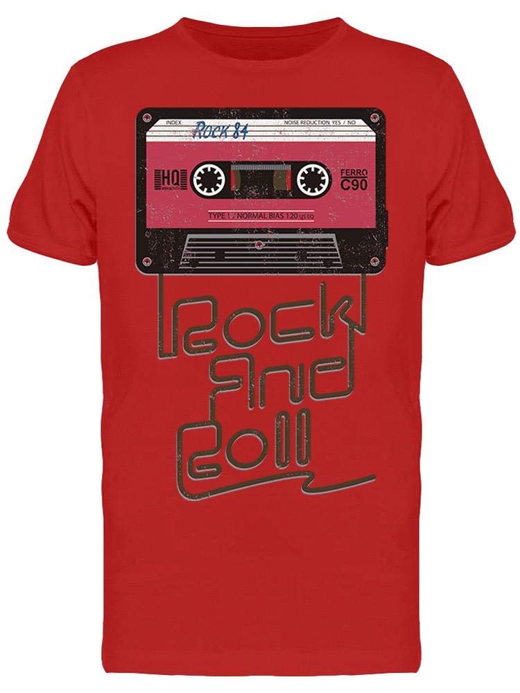 Vintage Cassette Audio Music T-Shirt for Men - Retro 80s Graphic Tee - Perfect for Concerts, Casual Wear & Music Lovers