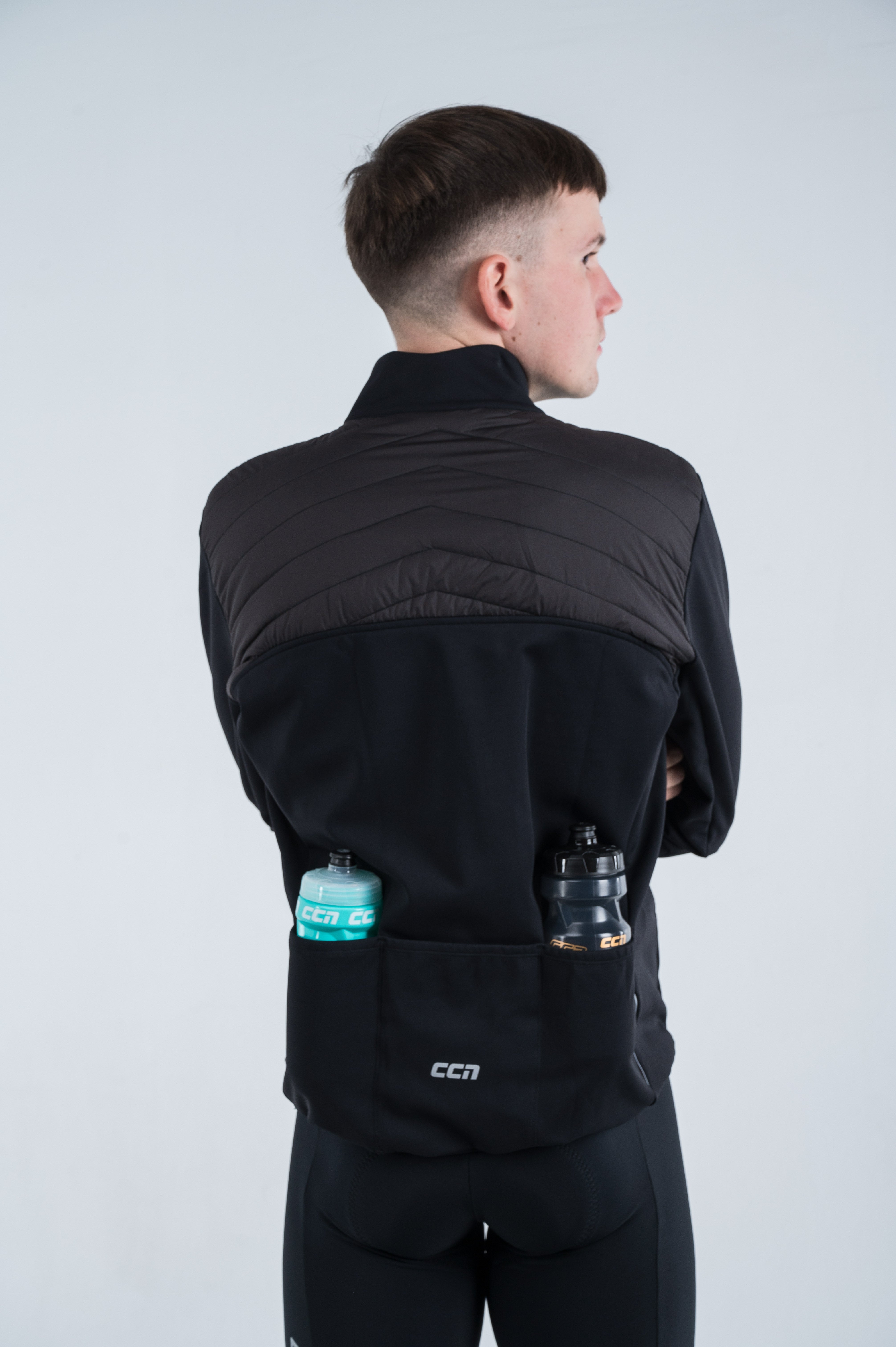 OYMYAKON Thermostatic Cotton Men's Jacket - Black | Winter Warm Coat for Outdoor Activities, Hiking & Casual Wear