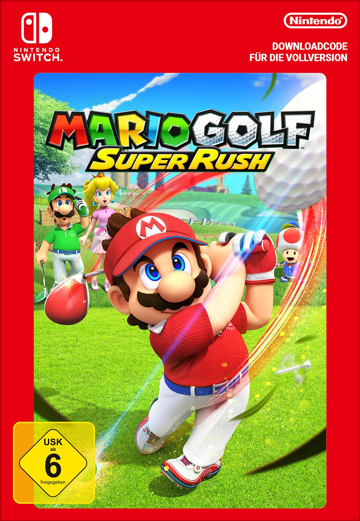 Mario Golf: Super Rush Standard Edition - Nintendo Switch Digital Download Code | Fun Golf Game for Family & Friends Multiplayer