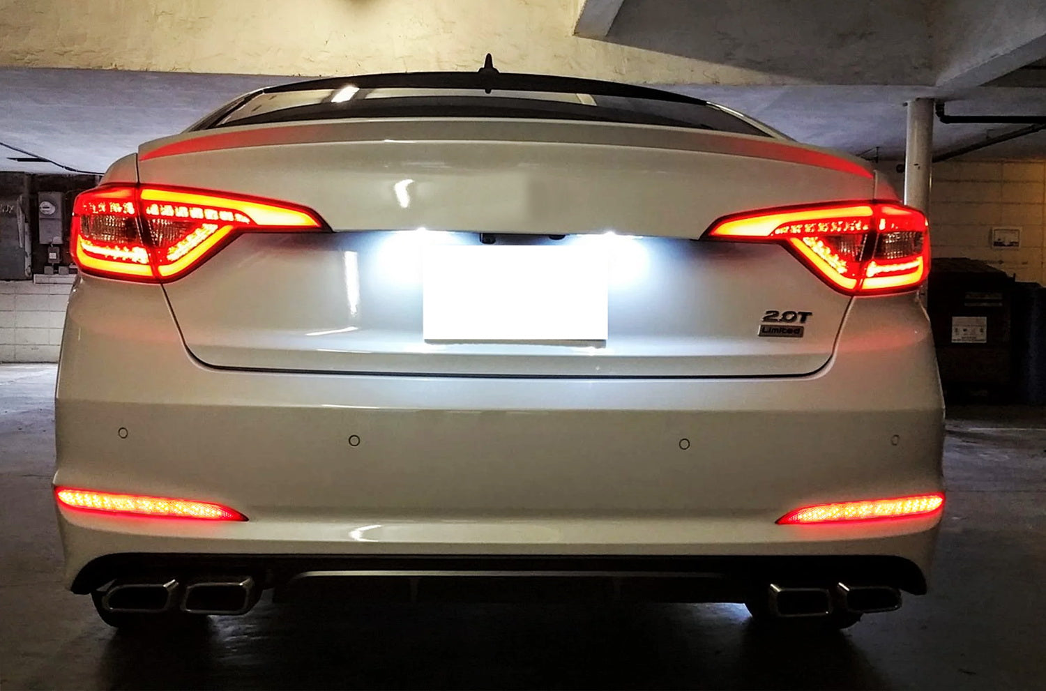 15-17 Hyundai Sonata Full LED Bumper Reflector Brake Light with Sequential Turn Signals - Upgrade for Enhanced Safety & Style | Perfect for Night Driving & Custom Car Modifications