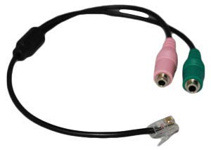 Headset Buddy PC Dual 3.5mm to RJ9/RJ10 Headset Phone Adapter - Compatible with Cisco Phones | Perfect for Call Centers & Office Communications