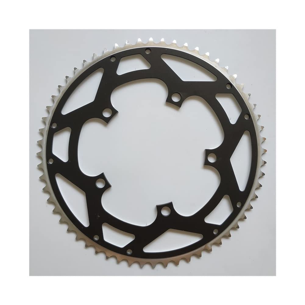 60T 130 BCD Chainring - High-Performance Folding Bicycle Crankset for Road/MTB/BMX | Durable Fixed Gear Bike Parts & Accessories | Ideal for Commuting, Urban Riding & Performance Cycling