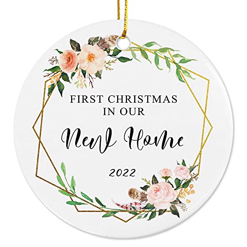 New Home Ornament - Unique Housewarming Gift, First Christmas in New Home Keepsake, Thoughtful New Homeowner Present - Perfect for Holiday Decor & Home Celebration