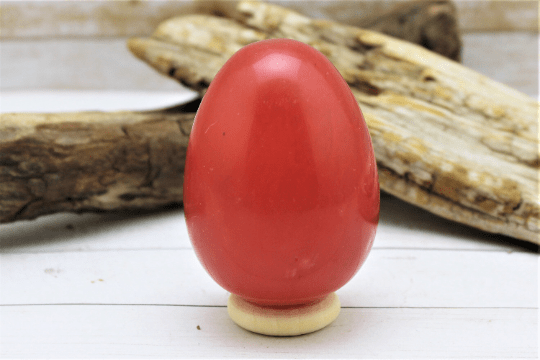 Natural Cherry Quartz Egg - Healing Crystal for Meditation, Reiki & Energy Work - Perfect for Home Decor, Yoga & Spiritual Gifts