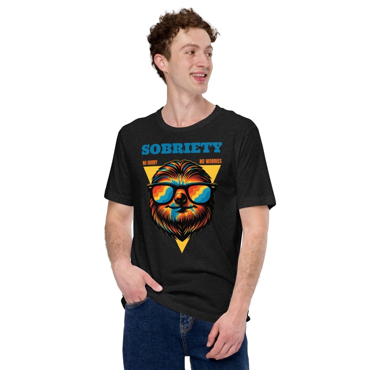 Chill Vibes Sobriety Unisex T-Shirt - Comfortable Cotton Tee for Sober Living & Recovery Support - Perfect for AA Meetings, Sober Events & Everyday Wear