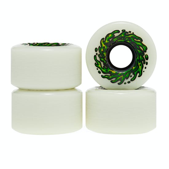 Mini OG Slime Wheels 54.5mm 90a White - Premium Skateboard Wheels for Smooth Cruising & Street Skating