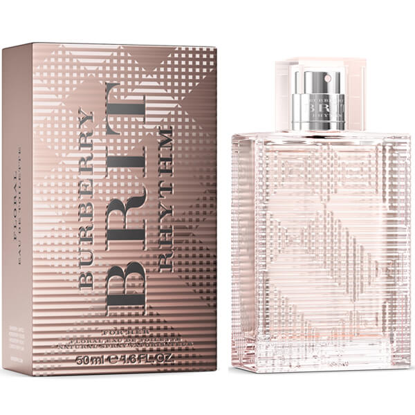 Burberry Brit Rhythm Floral 50ML Eau de Toilette Spray for Women - Fresh Floral Fragrance for Daytime & Evening Wear