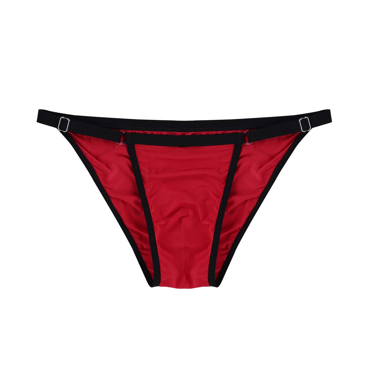 Premium Men's Silk Underwear - Adjustable Low Rise Bikini Briefs for Comfort & Style | Soft Breathable Underwear for Everyday Wear, Sleep & Intimate Moments