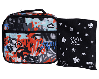 Spencil Insulated Lunch Bag with Chill Pack - Leakproof Cooler Tote for Work, School & Picnics | Urban Scrawl Design