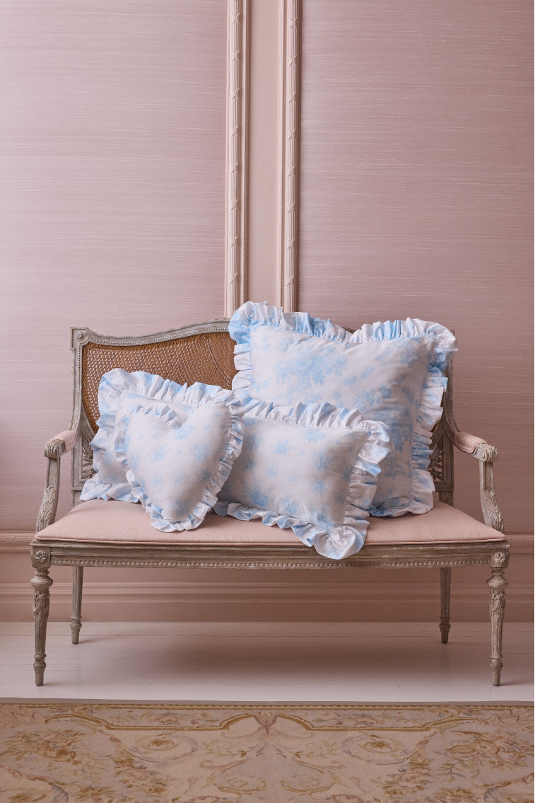 Elegant Ruffle Euro Pillow Cover - 20x20 Inches, Soft & Stylish Home Decor for Bedroom, Living Room, and Sofa - Perfect for Cozy Nights and Chic Interior Design