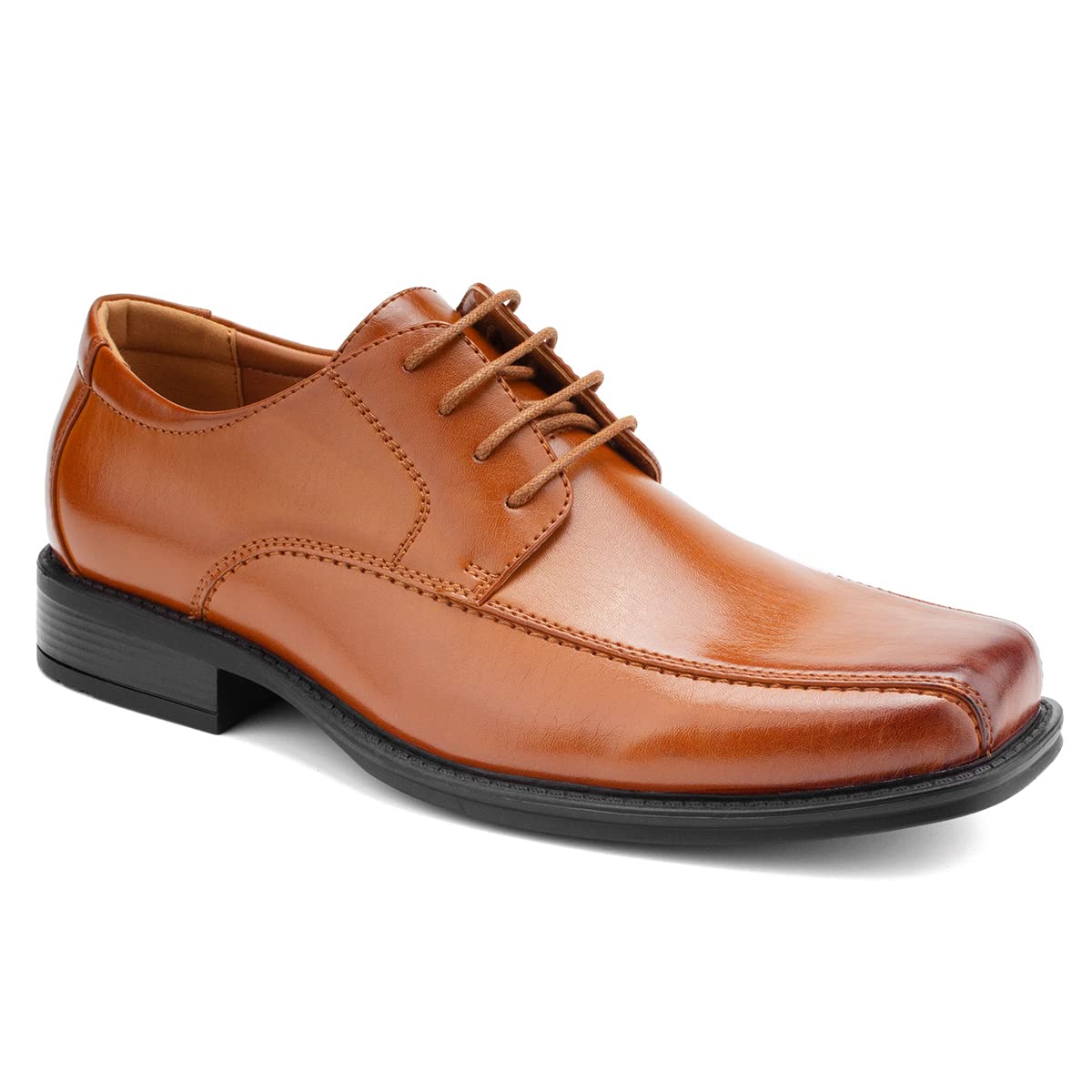Men's Oxford Dress Shoes - Classic Business Formal Lace-Up Shoes for Office, Wedding & Special Occasions | Premium Leather Comfortable Work Shoes