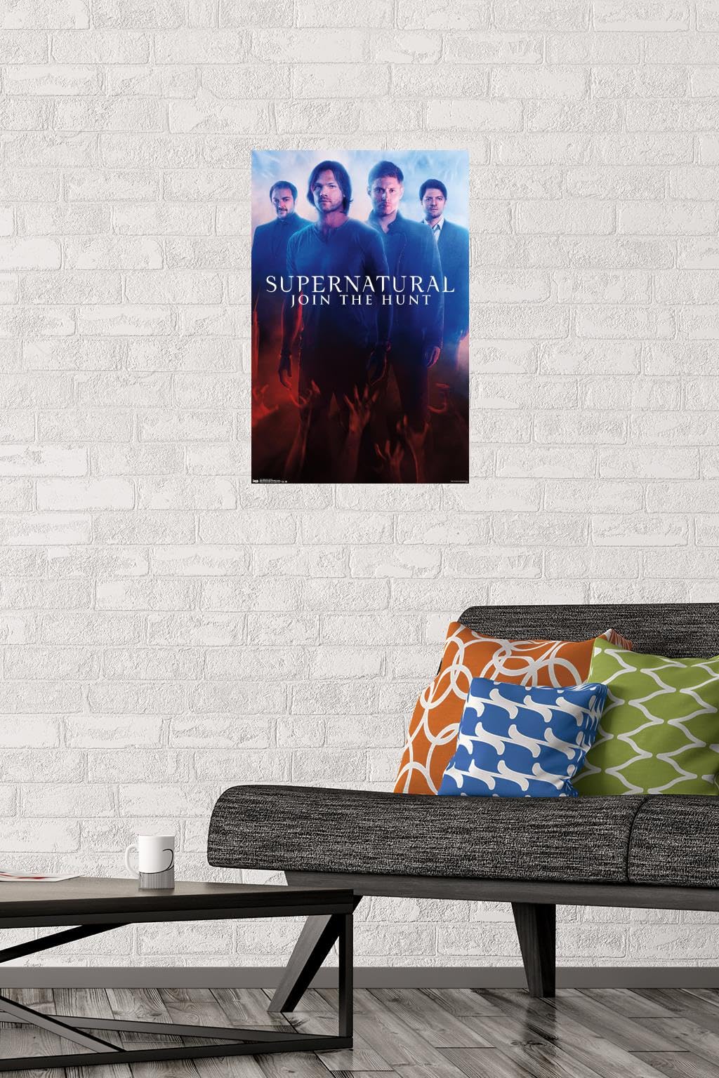 Supernatural Demons Wall Poster 14.725x22.375 Inches - Premium Unframed Horror Decor for Bedroom, Living Room & Office | Trends International