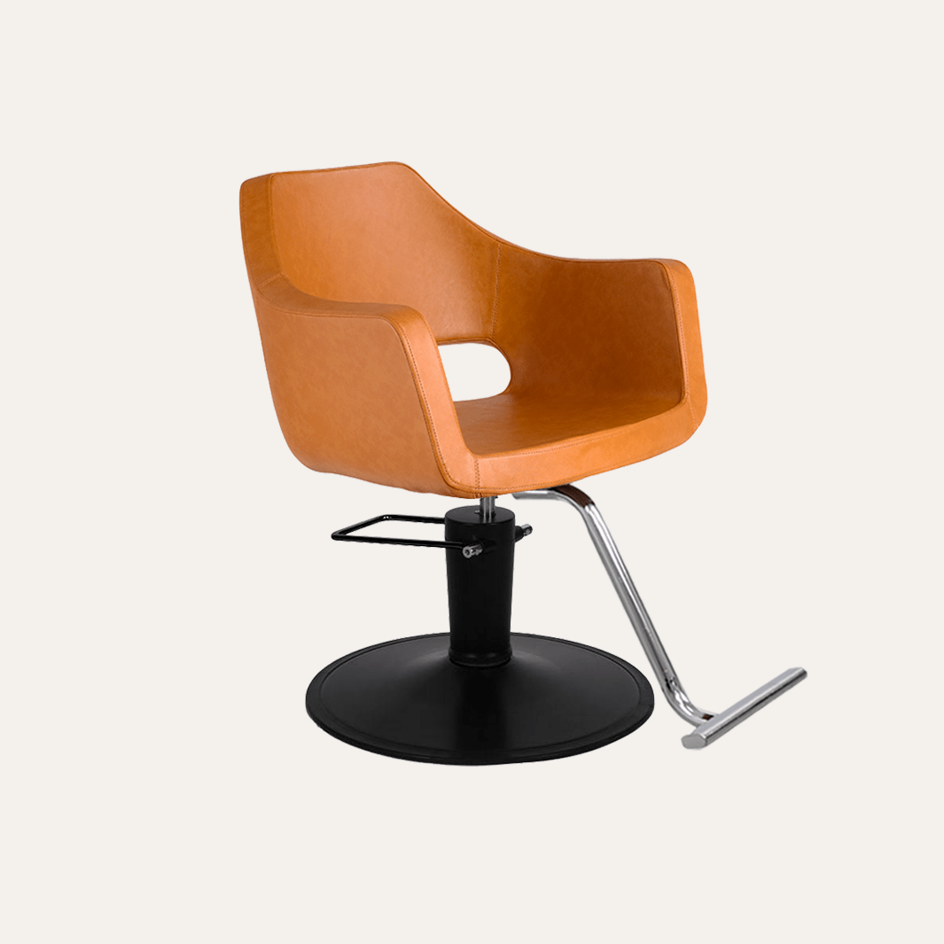 Vera Salon Chair - Professional Hydraulic Styling Chair for Hairdressers & Barbers - Adjustable Height & Swivel Base - Perfect for Salons, Barber Shops & Home Use