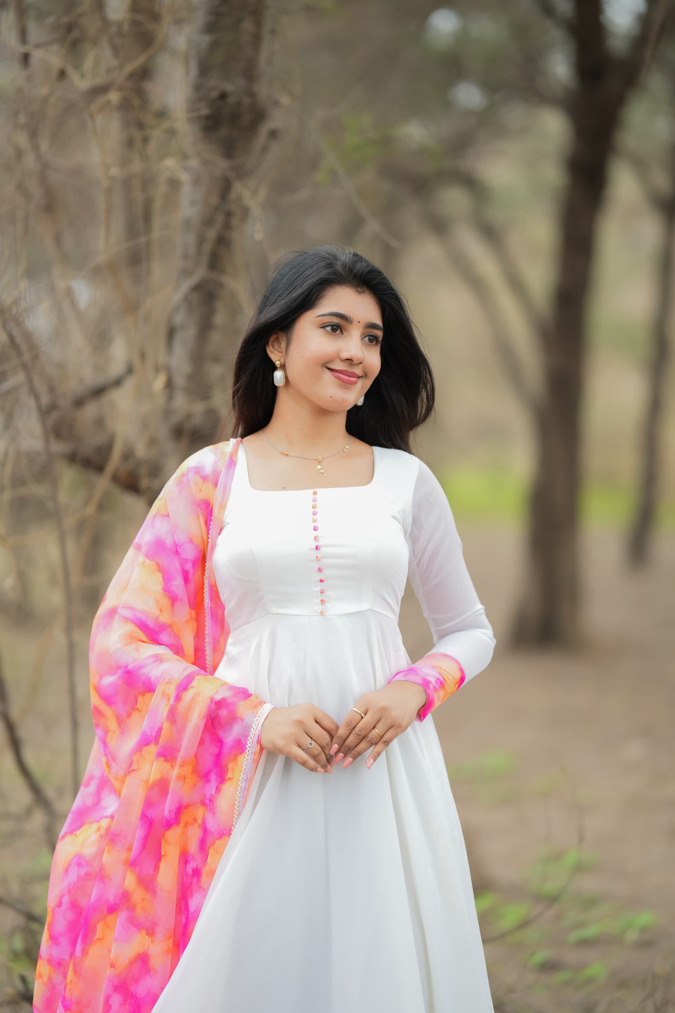 Arunima Simple and Elegant Anarkali Dress for Women | DD644 | Traditional Indian Kurti for Festivals, Weddings & Special Occasions
