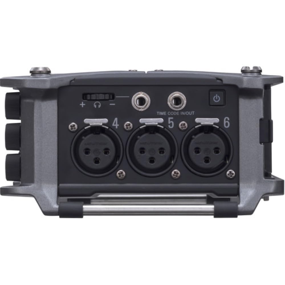 Zoom F6 32-bit Float MultiTrack Field Recorder Bundle with 64GB SD Card, Protective Case, Headphones, 4 AA Batteries, 20ft XLR Cable & Cleaning Kit - Professional Audio Recording for Podcasts, Film & Music Production