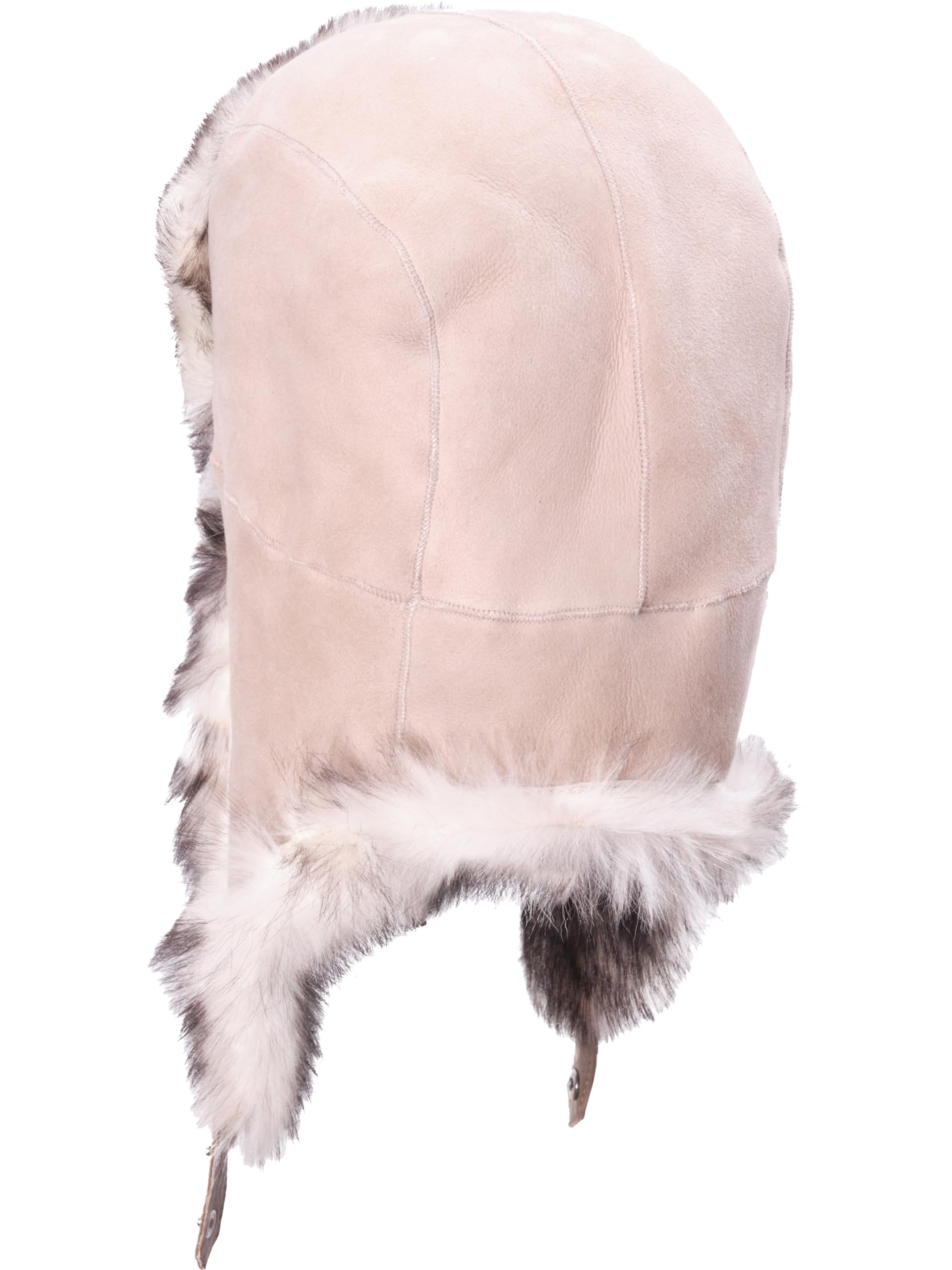 Everest Ultra-Warm Shearling Trapper Hat for Men & Women - Genuine Leather Winter Hat with Ear Flaps - Perfect for Skiing, Snowboarding & Cold Weather Outdoor Activities