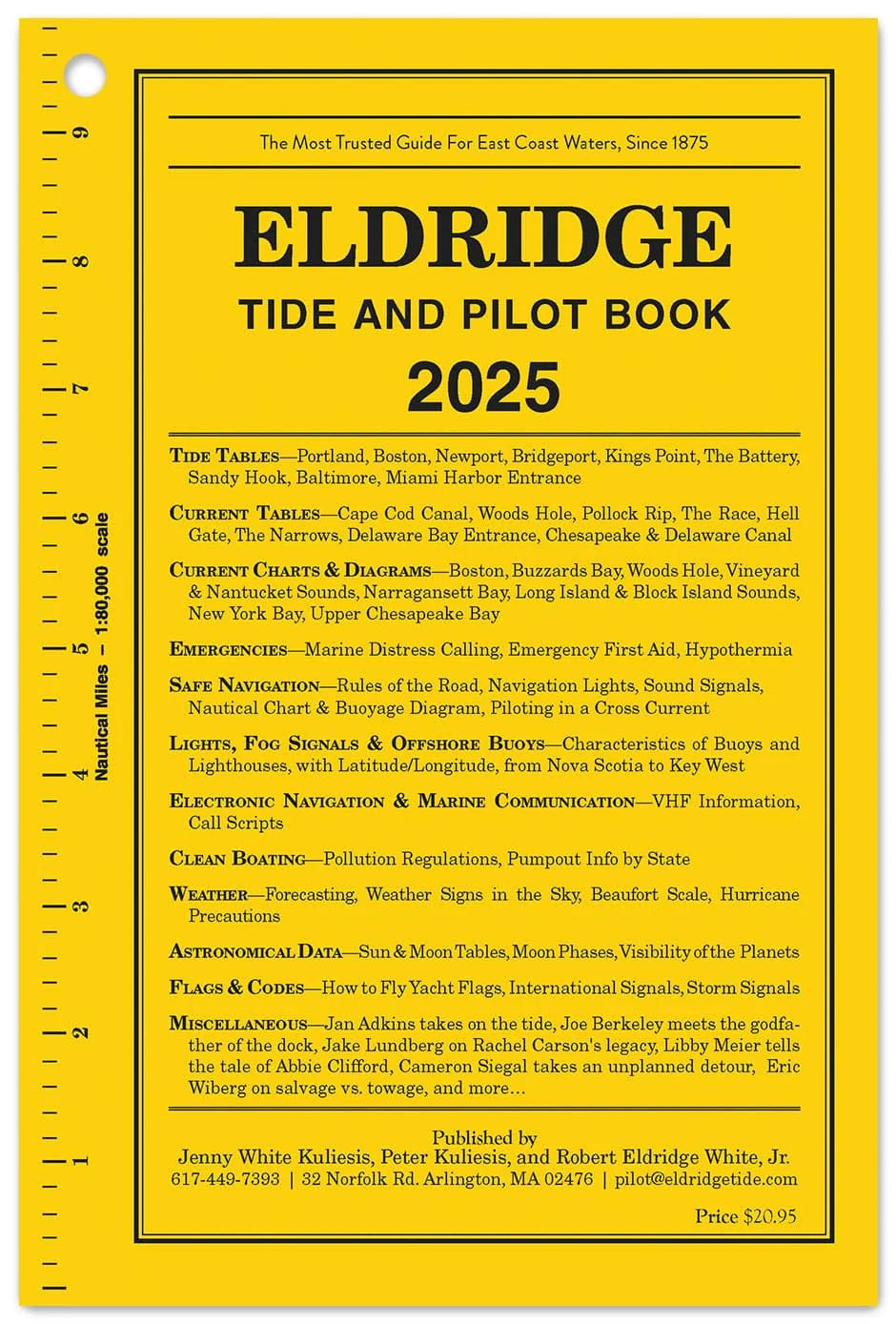 2025 Eldridge Tide and Pilot Book - Essential Nautical Guide for Boating, Sailing & Marine Navigation - Perfect for Sailors, Captains & Maritime Enthusiasts