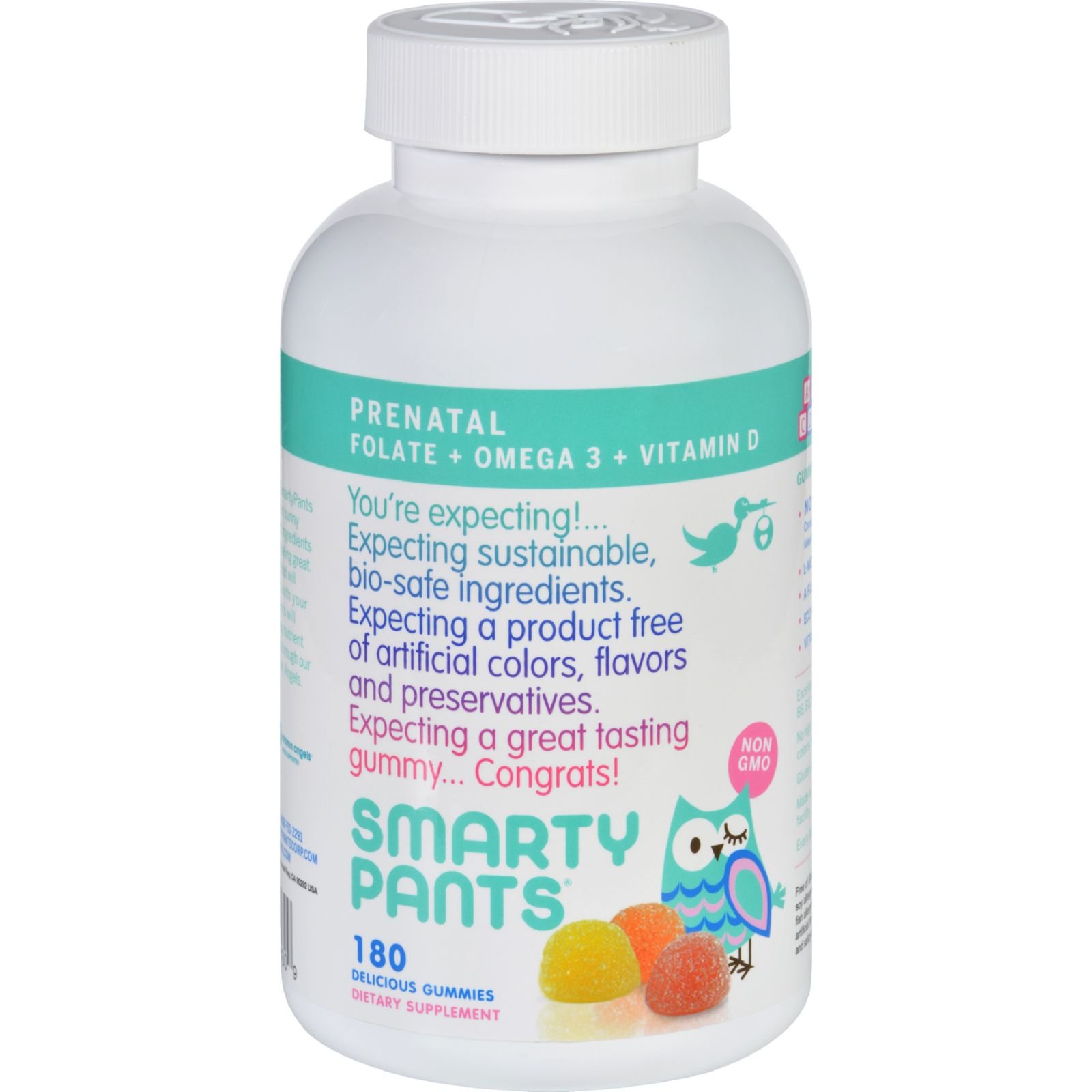 SmartyPants Prenatal Vitamins Gummies - 180 Count - Essential Nutrients for Pregnancy - Perfect for Daily Health Support & Holiday Gifts