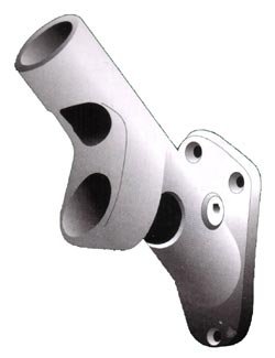 Heavy Duty Cast Iron Bracket - White Wall Mount Shelf Bracket for Home, Garage & Workshop Organization