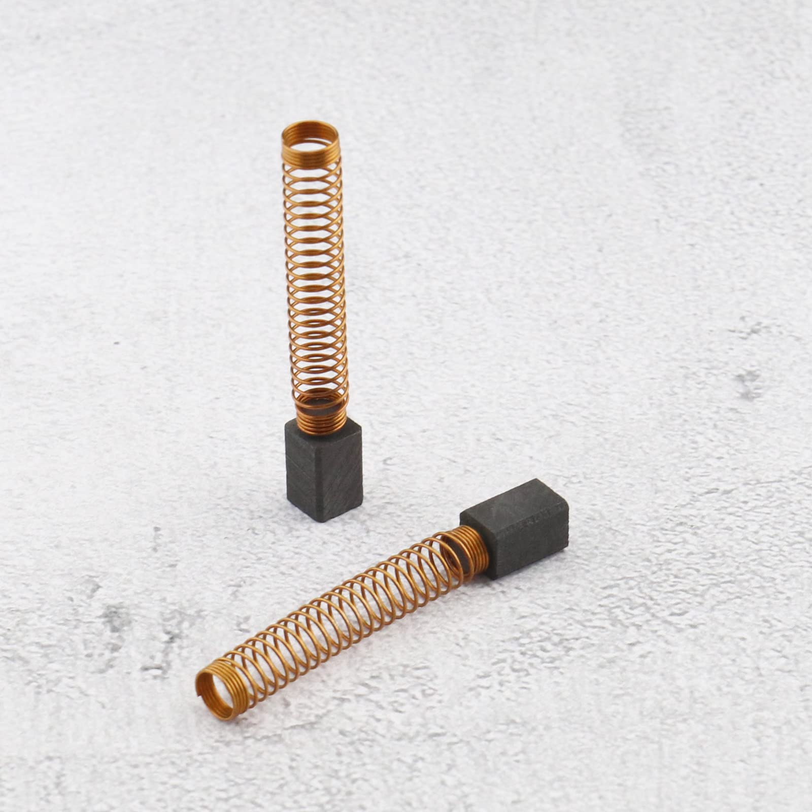 ECSiNG 4Pcs Carbon Brushes Replacement for BLACK & DECKER KR70 Power Tools - 6.3x6.3x11mm Motor Brushes - Compatible with Drills, Sanders & Grinders - DIY & Professional Use
