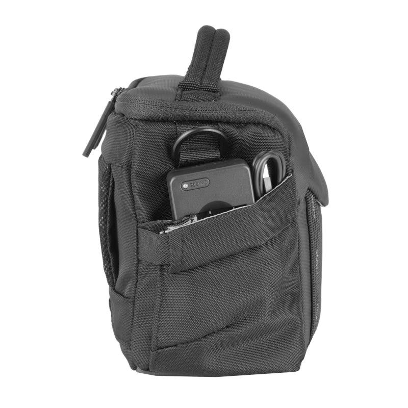 VEO 15M Black Camera Shoulder Bag - Waterproof DSLR Camera Case with Adjustable Strap for Photographers & Travel - Perfect for Outdoor Shooting, Travel Photography & Daily Use