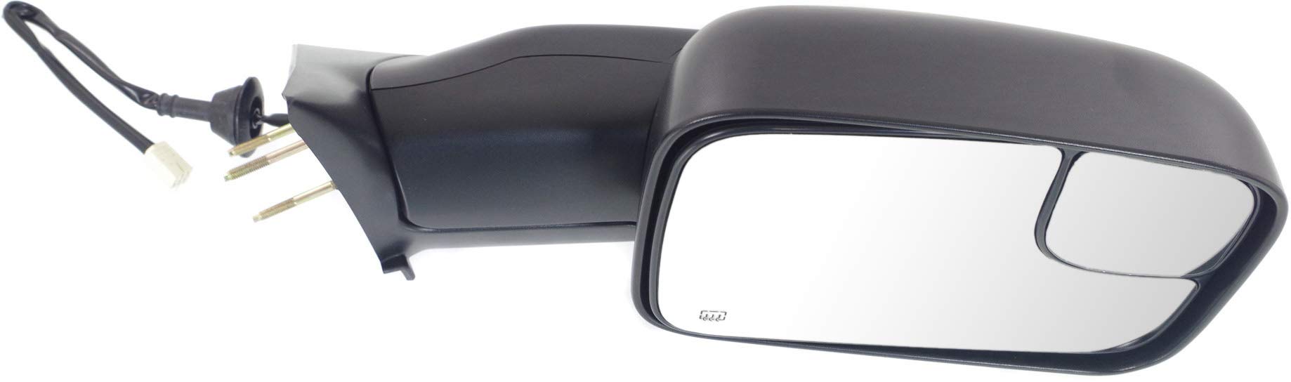 Garage-Pro Heated Power Glass Side Mirror with Blind Spot for 1998-2008 Dodge Ram 1500 / 1998-2009 Ram 2500 & 3500 - Passenger Side Replacement - Perfect for Towing, Night Driving & Enhanced Safety
