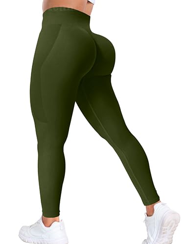 Scrunch Contour Army Green Marl
