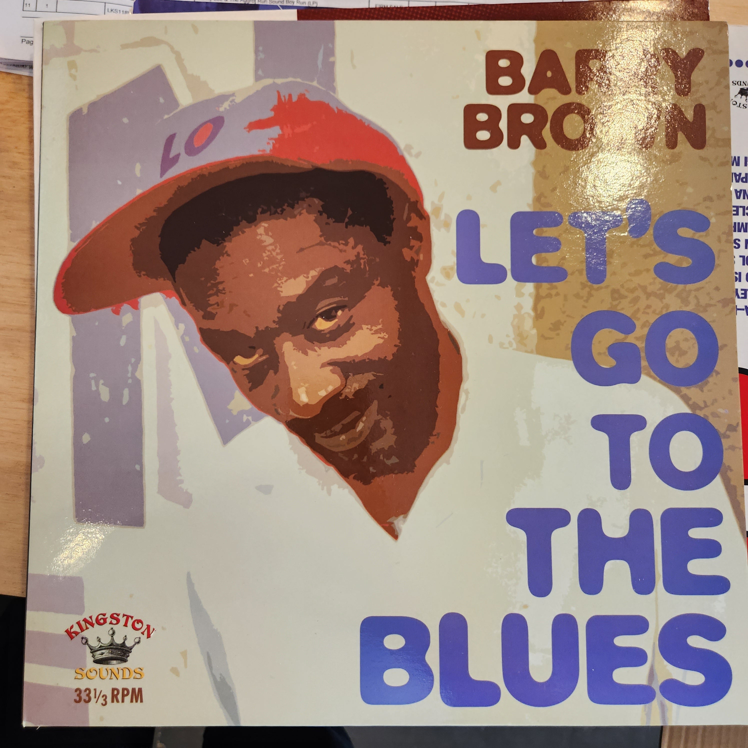 Barry Brown - Let's Go to the Blues Vinyl LP Record | Classic Reggae Music | Perfect for Music Collectors & Reggae Lovers